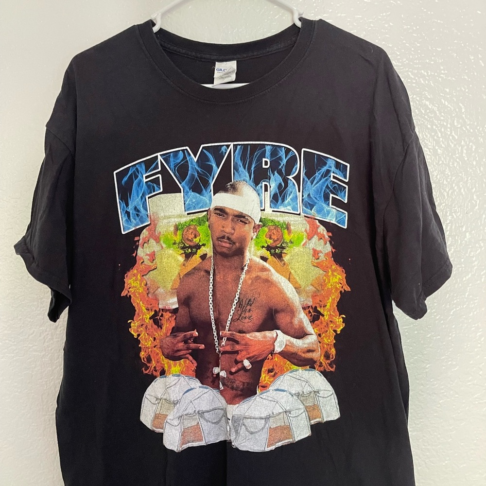 Fyre Fest Ja Rule T-Shirt - Black - Men’s Large
